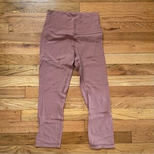 Lululemon Align Crop Leggings Spiced Chai